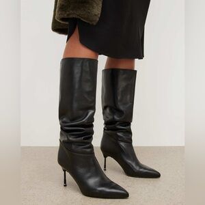 ALLSAINTS NORI LEATHER BOOTS SZ 37 / US 7